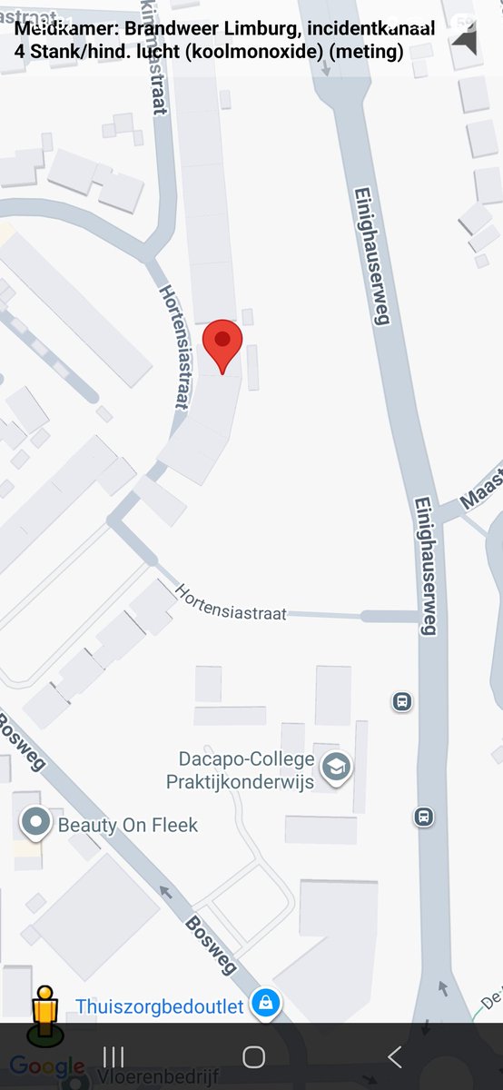 Brandweer inzet vanwege koolmonoxide gevaar