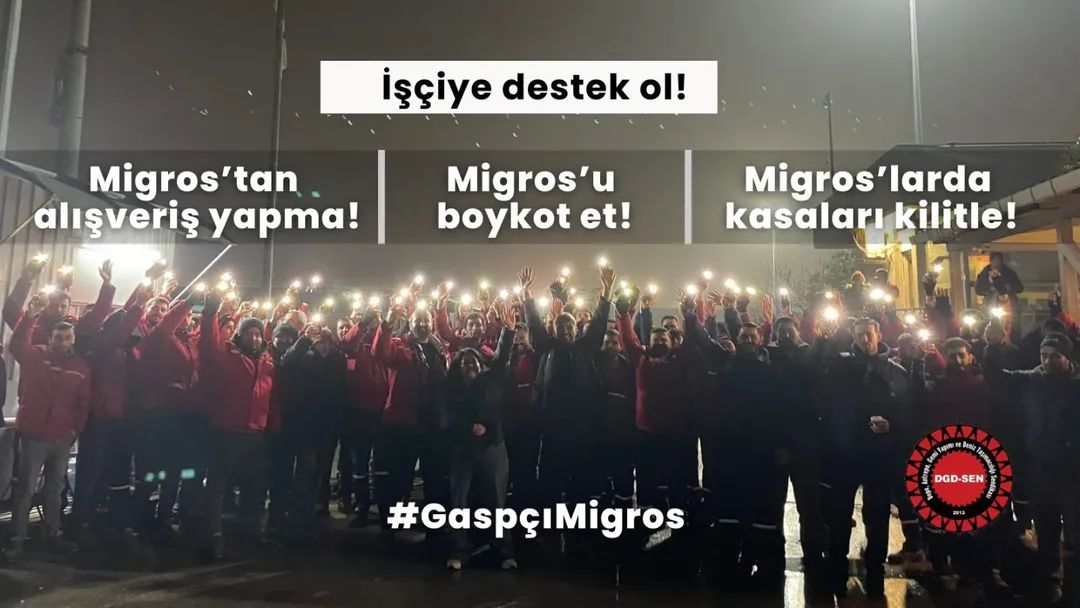 #GaspçıMigros kaybedecek, depocular kazanacak!