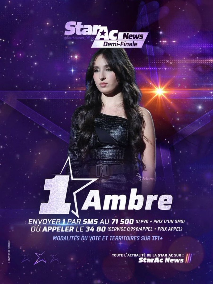 ‼️on lâche rien et on emmène cette star en finale ‼️
#StarAcademy #StarAcademyLeLive