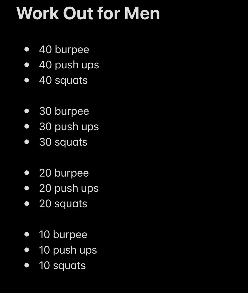 FitHubHQ_'s tweet photo. Work out routine for men. https://t.co/Y6j4LzLUEI