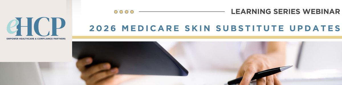 HLA_Arizona's tweet photo. Mitchell Brie and Jim Tudor, both of Empower HCP, are hosting a webinar on February 3rd from 12:00PM-1:00PM EST titled "2026 Medicare Skin Substitute Updates"📣

This session is your roadmap to staying compliant and financially secure in the year ahead!👇
https://t.co/7zkrAywxY0 https://t.co/QlwAMICPVq
