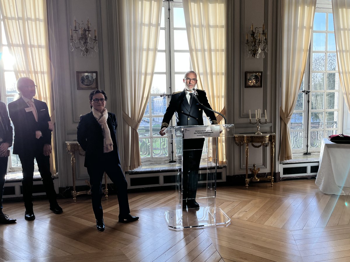 Image de Préfet de la Marne - #Cérémonie I Palmes académiques 

Le préfet Romain Royet et Suzel Prestaux, directrice académique de