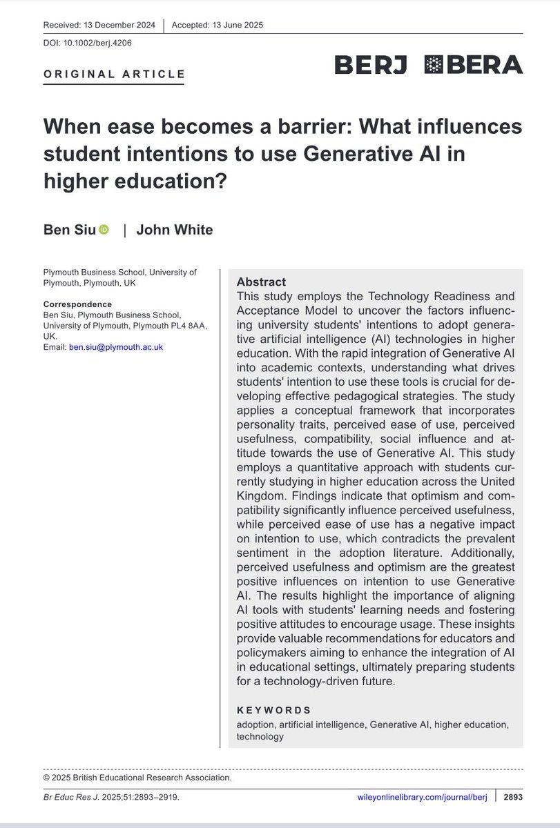 British Educational Research Journal tweet media