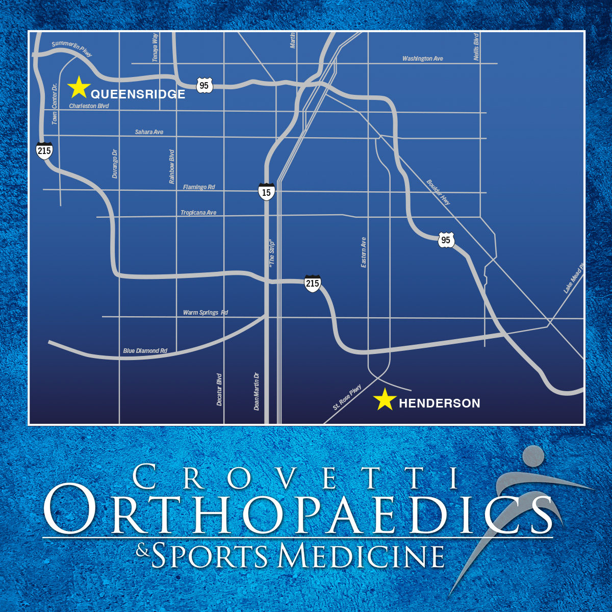 Looking for care near Summerlin? Visit our Queensridge location! crovettiortho.com/las-vegas/ #LasVegasOrtho #CrovettiOrtho