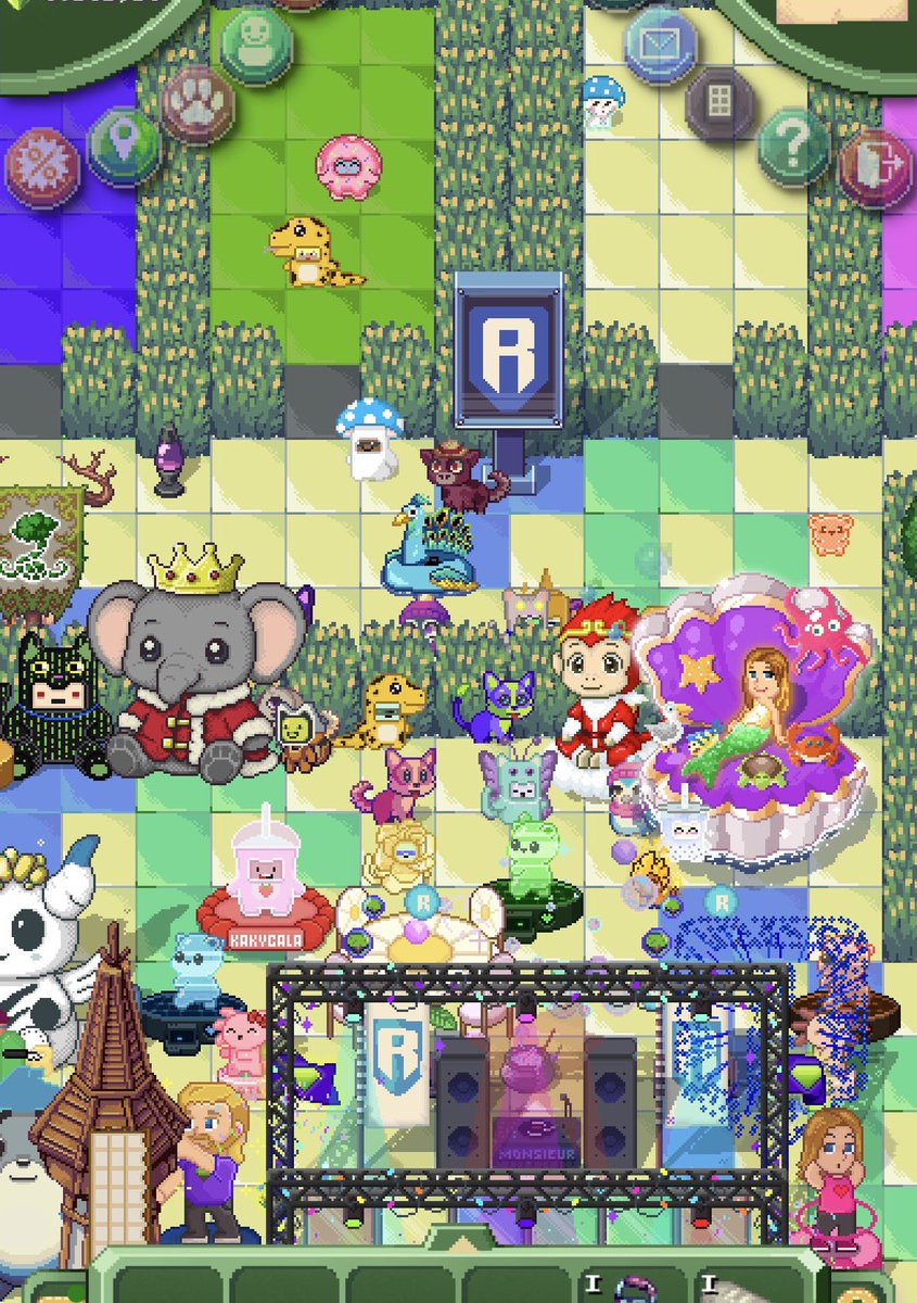 LucianaTL's tweet photo. Great Friday with a fun party!!! 🤩🥳🙌🏻✨🩷😉💚🥳🥰
@PixelChibis @PixelCatGuy 

#pixelsonline #pixelsnft @pixels_online https://t.co/Q0hOERhJPh