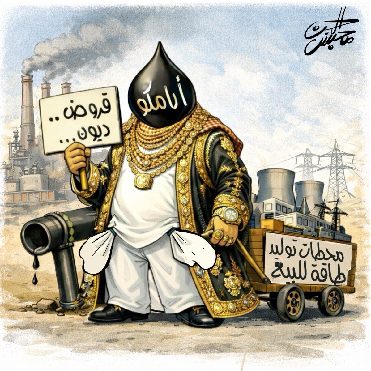 كاريكاتير محبس الجن 🇸🇦 tweet media