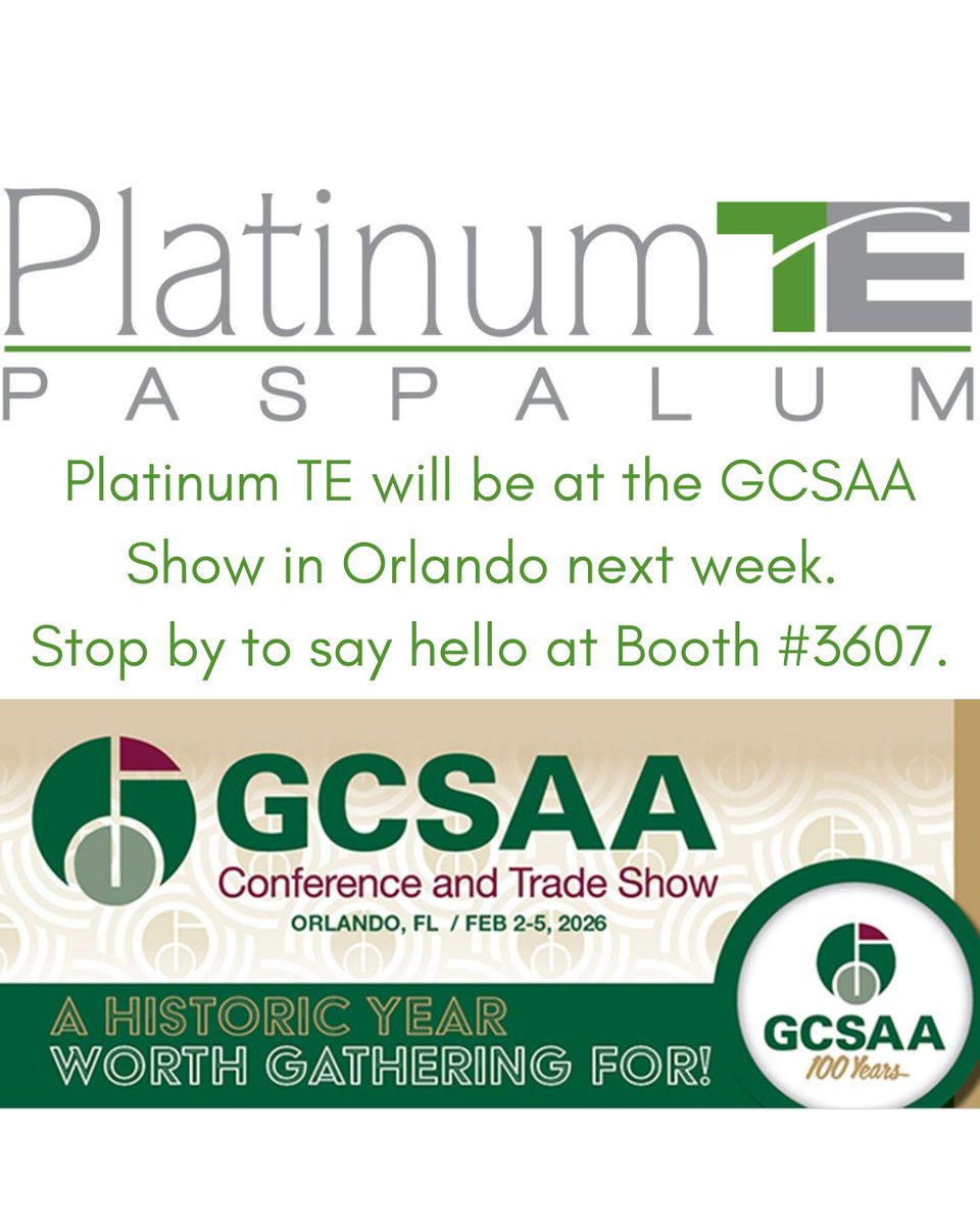 Platinum TE Paspalum tweet media