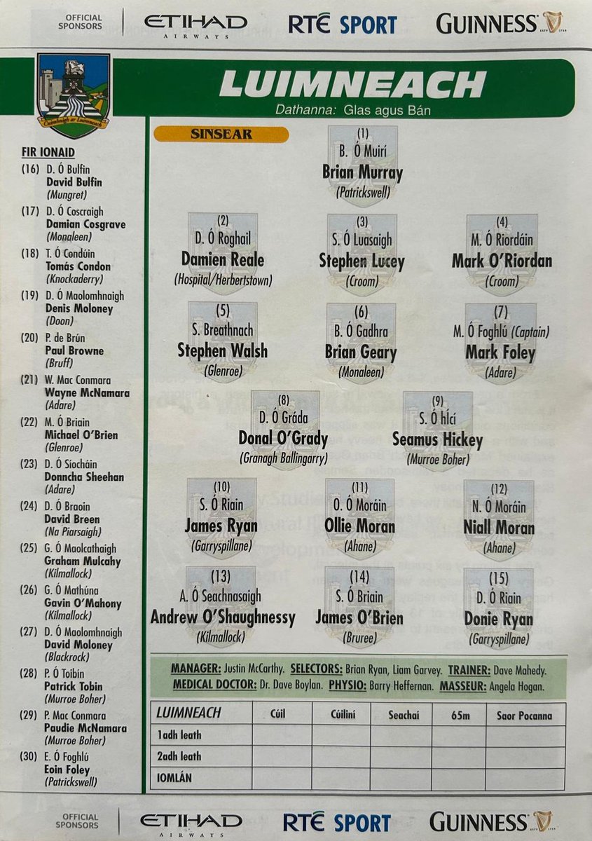 GAA Programmes tweet media