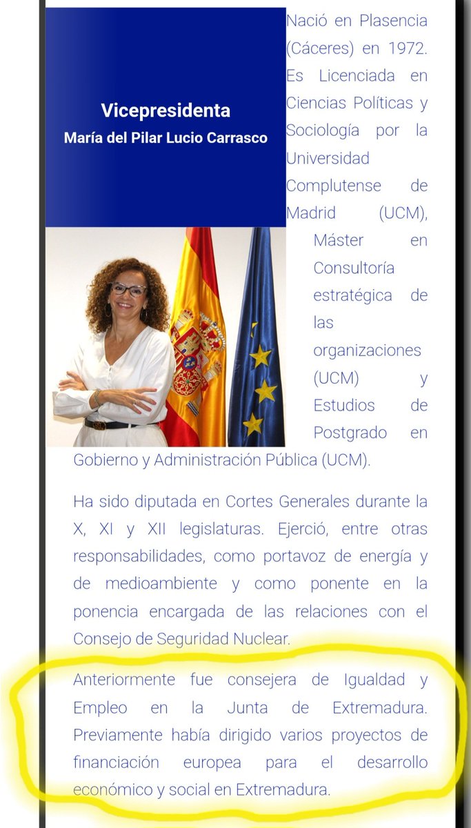 pasando80165828's tweet photo. @aparachiqui @OperadorNuclear @CSN_es @iaeaorg @WANOComms Vicepresidenta del
 Consejo de SEGURIDAD Nuclear https://t.co/LH3suyNXrN