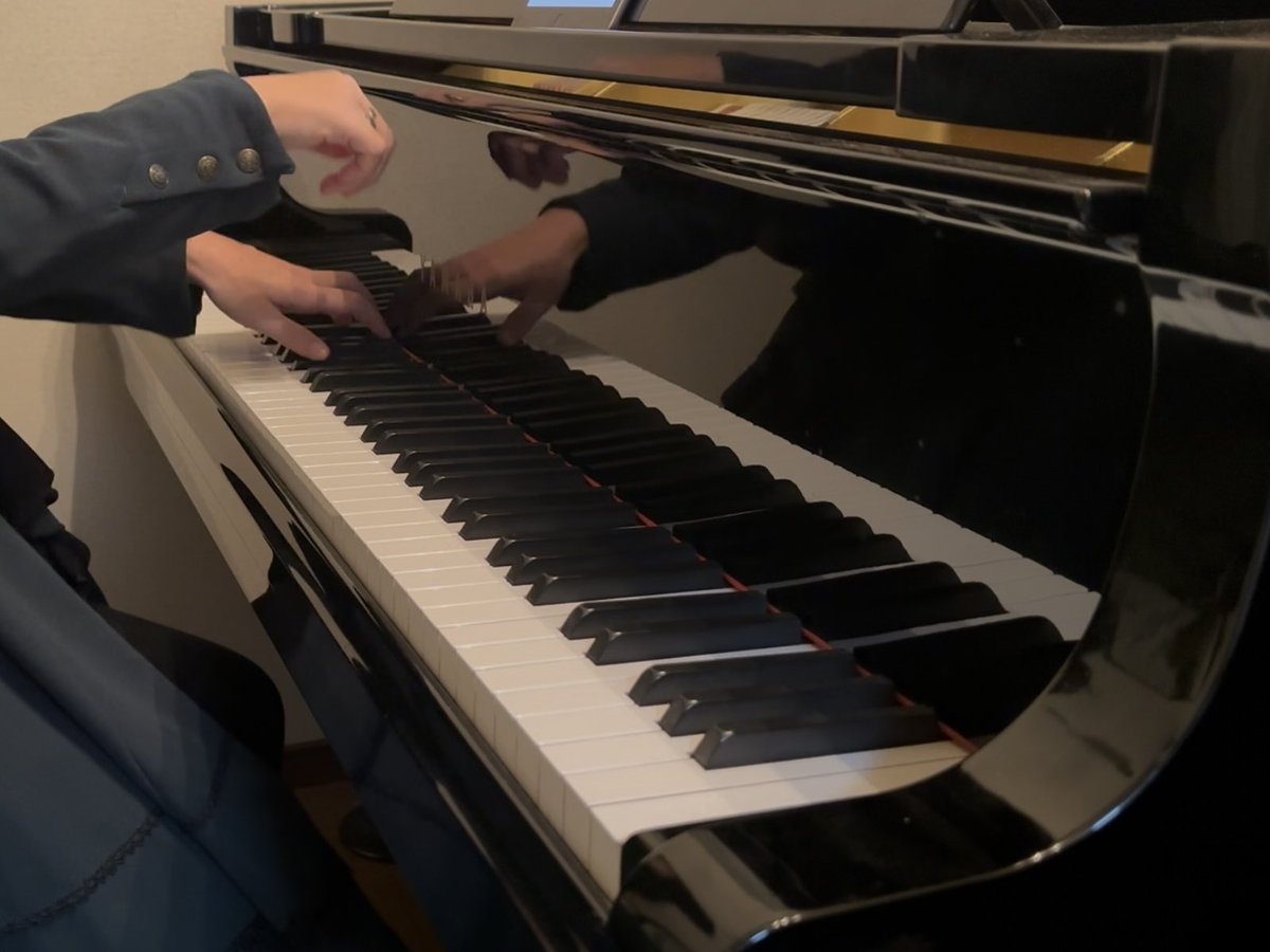 【2026.01.28】私じゃない人ですでに録音が済んでいるCDのプロモーションビデオに、ピアノを弾く手の映像がほしいとのことで。いわゆる「あて弾き」の動画を撮影しました。普通はいい音が鳴る動きを考えるのですが、きれいに見えるよう撮って提出。そしたらランラン風という要望あり、激烈版を再撮影！