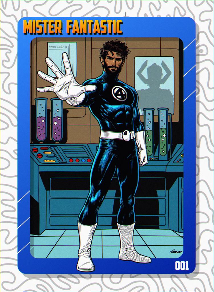 ellmo_draws's tweet image. 001 - 
Mister Fantastic - Reed Richards