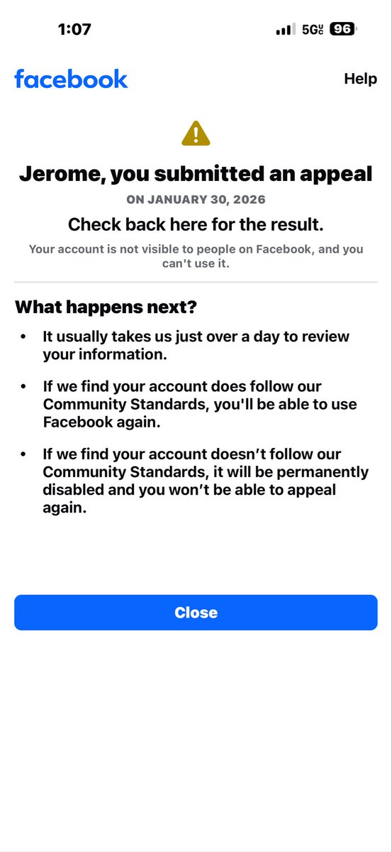 jernshe's tweet photo. @Aresfixer need help my fb banned 
jerome bustamante https://t.co/OSux67RKba