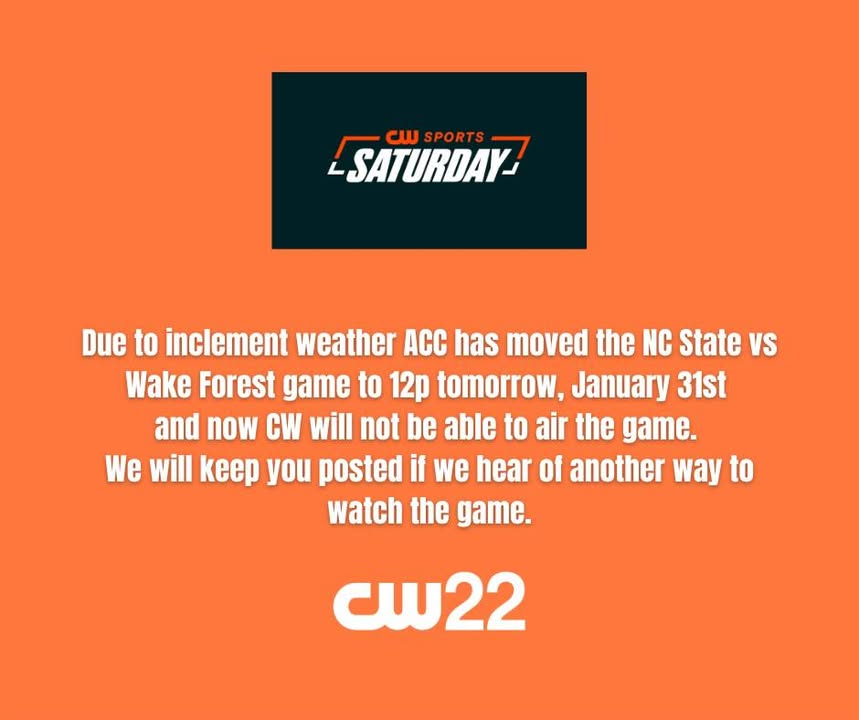 The CW22 tweet media