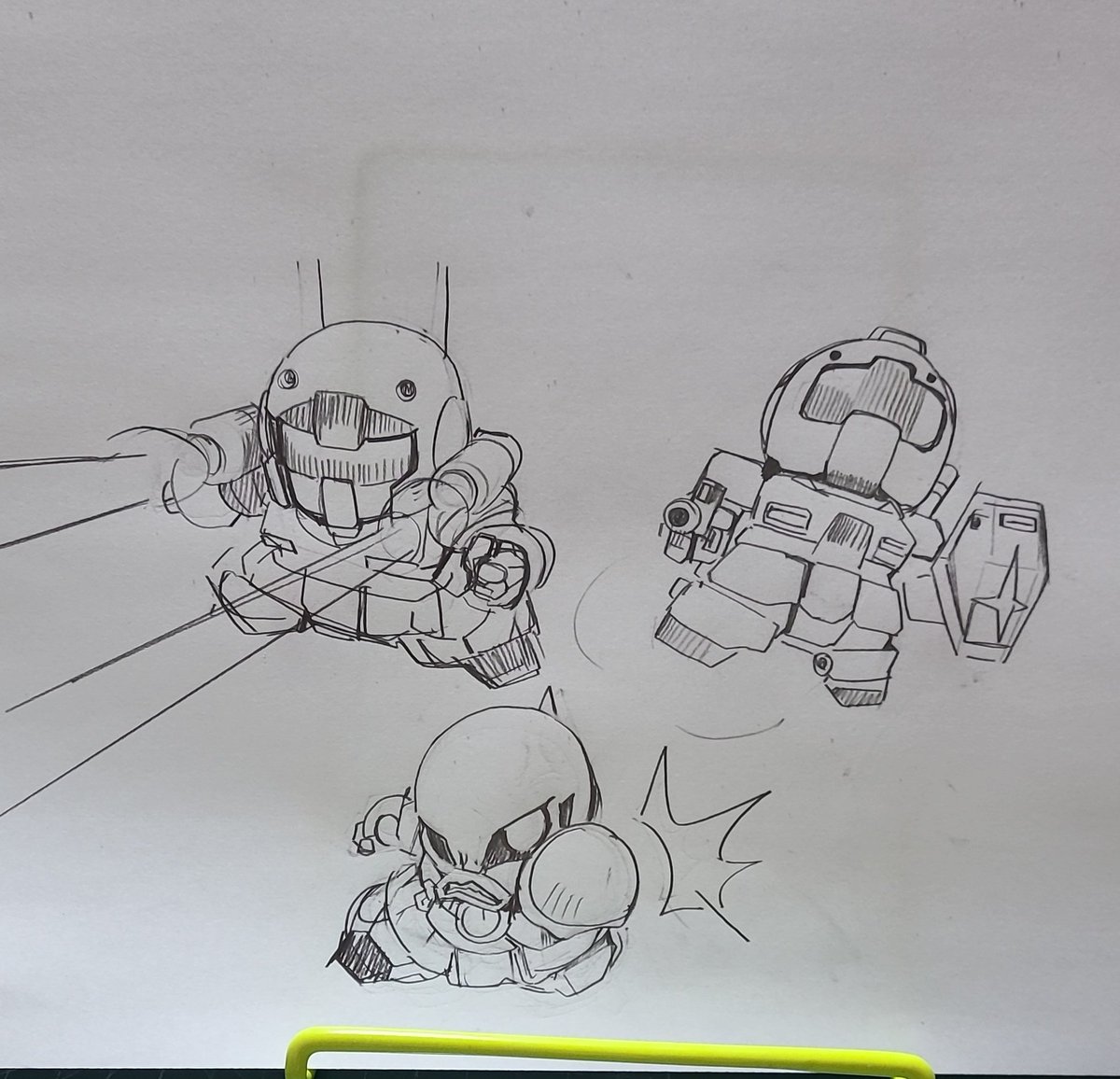 手が書き方忘れないようにするためだけのらくがき 