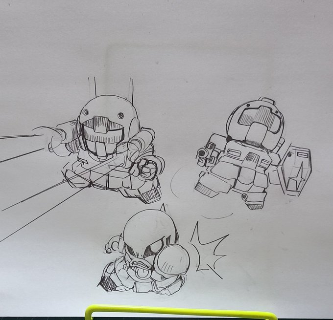 手が書き方忘れないようにするためだけのらくがき 