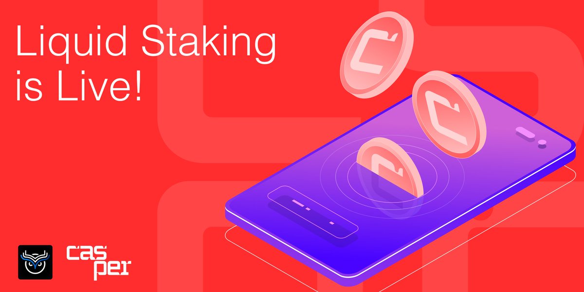 💧 Liquid staking is now live on Casper!

Stake CSPR, receive sCSPR, and stay liquid across DeFi, now with CSPR.trade and more liquidity paths opening up 👀

Built with <a href="/Wise_Token/">WISE</a> 

Start here 👉 casper.wiselending.com/liquid-staking
