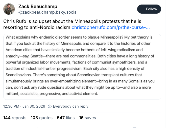 The Nazis complained about the exact same thing about the "Aryan" Danes and Norwegians