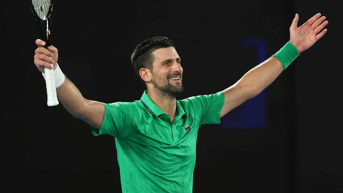 TheMagician5GS's tweet photo. 🧮 Consecuencias del triunfo de DJOKOVIC hoy:

🚨 Seguirá siendo el único en conquistar el Open de Australia tres veces seguidas

🚨 Seguirá formando parte de la única rivalidad, con Nadal, en jugar cuatro finales de Grand Slam seguidas

No solo rompe récords; también los evita. https://t.co/9en4FyFsqn