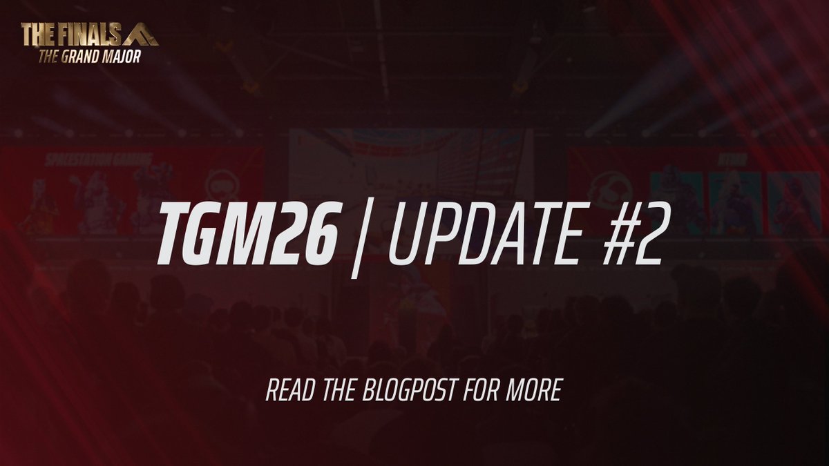 🏆 Time to announce our full esports plans for 2026!

Learn about the Regional Fame Index, our official leaderboard paving the way to The Grand Major!
Prestige Events awarding RFI points will run across the EMEA, AMERICAS &amp; APAC regions

Check out our complete blogpost 👇