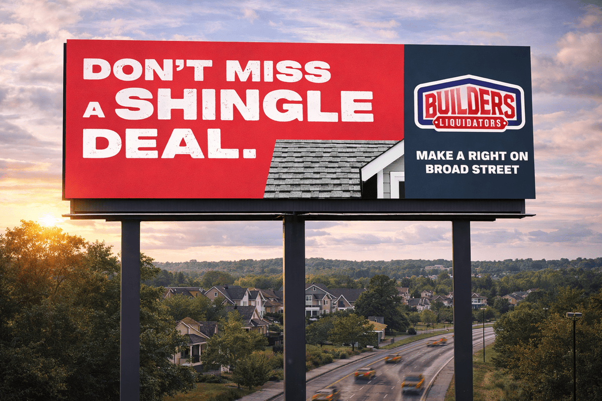 TheWeaponry's tweet photo. Home improvement just got a glow-up 🛠️💥 Check out our new billboards for Builders Liquidators!

#Advertising #Billboards #Marketing https://t.co/fxQI2KTSID