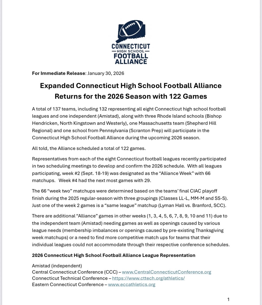 CTHSFBAlliance tweet media