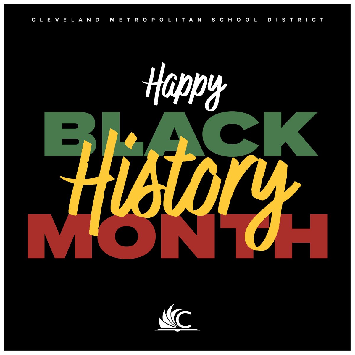 CLEMetroSchools's tweet photo. Welcome to Black History Month, CMSD!

This February, we are excited to celebrate the achievements, culture, and history of Black individuals who have shaped our world.

Keep an eye out for inspiring content coming your way!

#BlackHistoryMonth #ClevelandSchools https://t.co/BdRer3avfZ