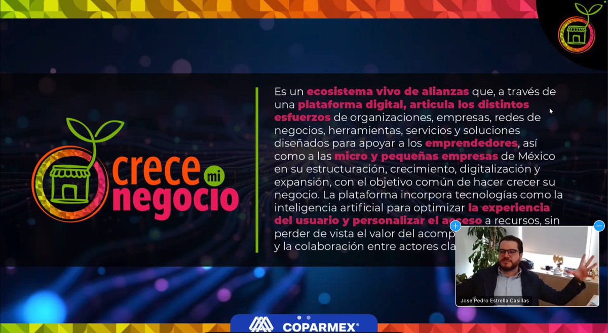 unifimex's tweet photo. En la #UNIFIMEX participamos en la sesión del Comité de Informalidad de @Coparmex Nacional en donde Pedro Estrella @pedroestrellac, Vicepresidente de Mipymes y Director de Asuntos Públicos y Relaciones Estratégicas en Grupo @Coppel expuso el programa #CreceMiNegocio https://t.co/JlNO5hQOEc