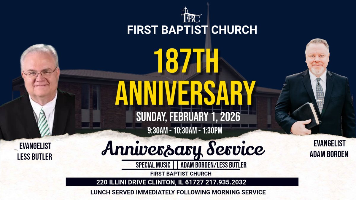 First Baptist Church tweet media