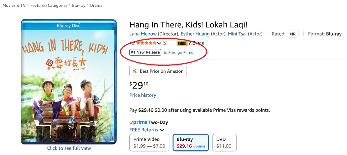 OrchidTreeMedia's tweet photo. HANG IN THERE, KIDS! LOKAH LAQI! 只要我長大 is the #1 new Foreign Language Blu-ray release at @amazon! Add this award winning, festival favorite film to your library through this direct link: 
https://t.co/8vC9PQAnT4 https://t.co/Ec9OdNIGAj