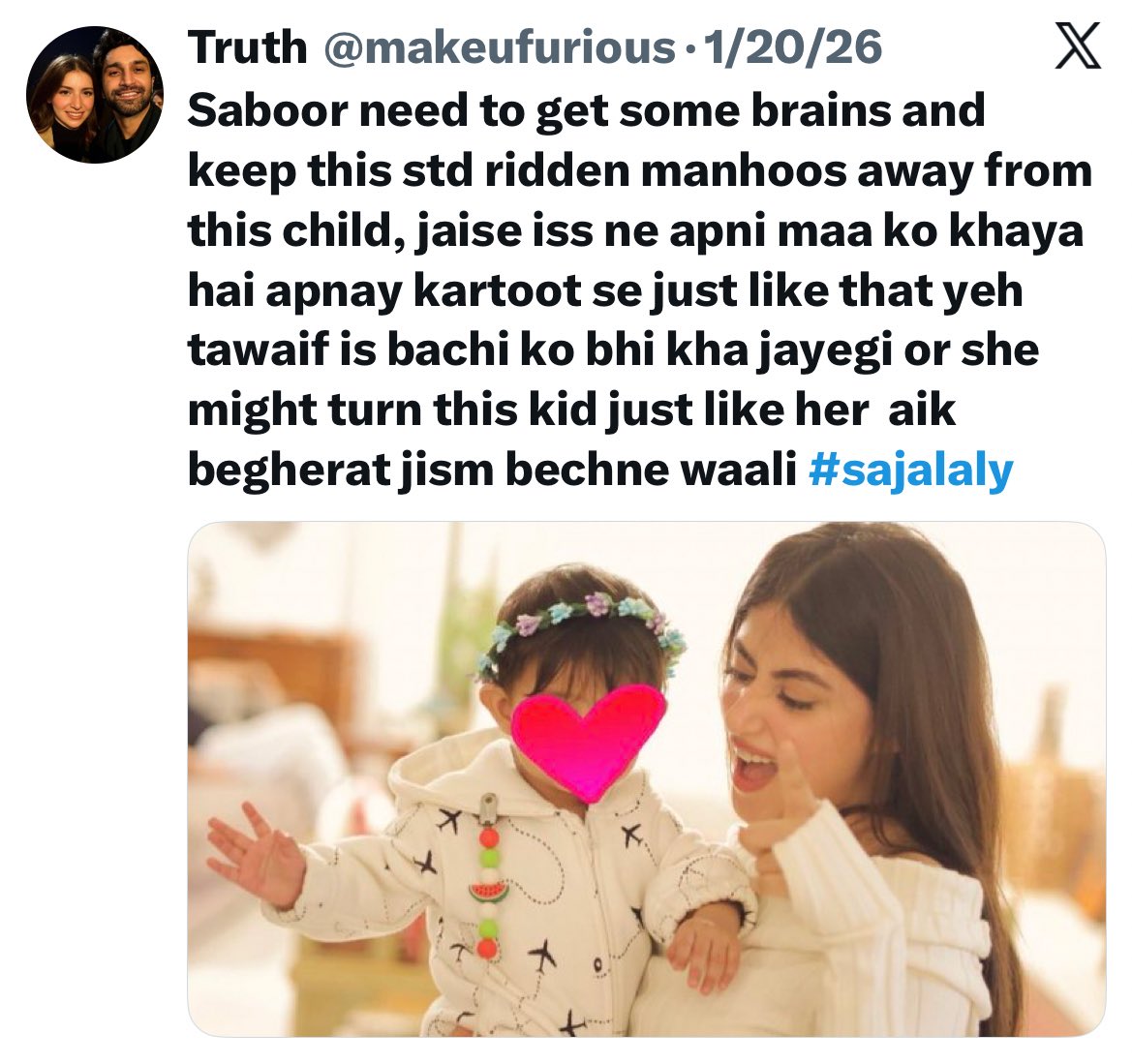 never took such a stand when account hyping ur faves openly dragged Sajal, her mother, even her niece.That silence is telling. constant retweets for Sehar, yet hardly a response then,yet we fans  expected to be accountable for every account under #SajalAly but u not for ur fav?