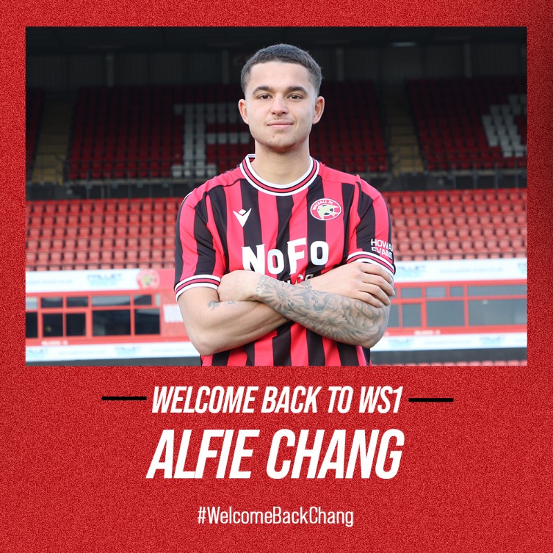 WFCOfficial's tweet photo. 𝐔𝐧𝐟𝐢𝐧𝐢𝐬𝐡𝐞𝐝 𝐛𝐮𝐬𝐢𝐧𝐞𝐬𝐬 👊

Join us in welcoming Alfie Chang back to WS1 as the midfielder returns on a permanent deal from @BCFC!