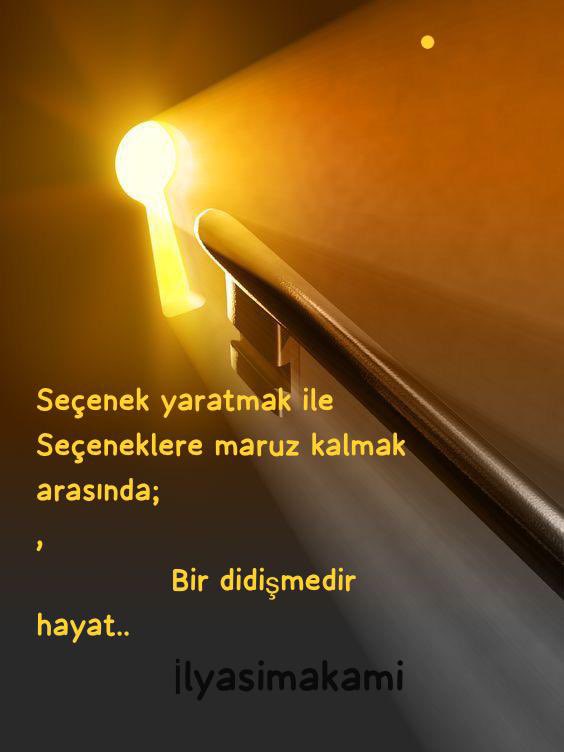 Seçenek yaratmak ile
Seçeneklere maruz kalmak arasında;
,
             Bir didişmedir hayat..