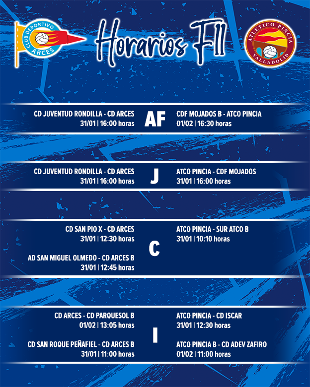 cdarces_oficial's tweet photo. ๐
Ya estรกn aquรญ los horarios del fin de semana.
Nuestros equipos saltan al campo con ilusiรณn y ganas de competir. ๐ Os esperamos para animar, apoyar y empujar a los nuestros en cada partido.
ยกJuntos somos mรกs fuertesโผ๏ธ #CDArces https://t.co/JyA2Y5YDI4