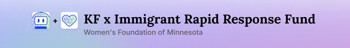 KindaFunnyVids's tweet photo. Today we're asking you for your help in raising money for the Women's Foundation of Minnesota's Immigrant Rapid Response Fund.

Donate to have your message read on our shows. Let's protect our neighbors and communities from ICE. 

 https://t.co/bMtUChqLah https://t.co/mTfkSbxTrj
