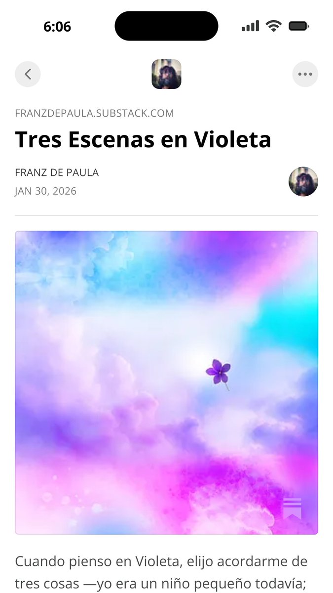 FranzDePaula's tweet photo. Tres Escenas en Violeta https://t.co/4d8fGJNgFo https://t.co/BJ6OQvVI7E