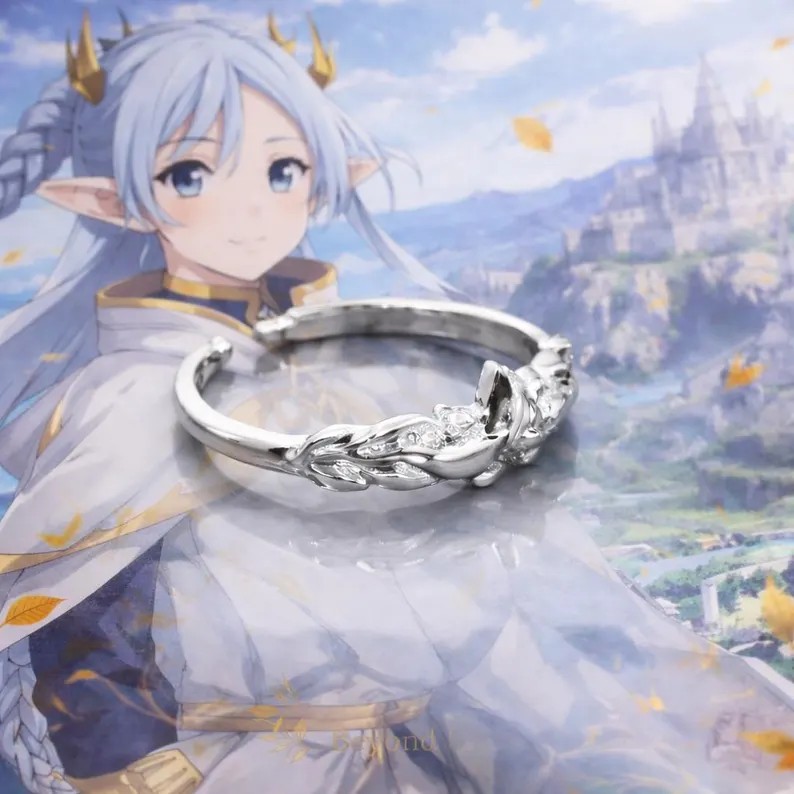 anahi_289's tweet image. Aria, an elf with silver hair, wore the _Silver Leaf Ring_, whispering forest secrets. When the kingdom's castle was threatened, the ring guided her to save it 

 #EnchantedElfe #FantasyTale #MagicRing #ElfQuest