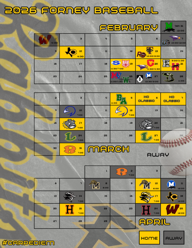 Forney_Rabbits's tweet photo. Play ball, Forney! ⚾

Jackrabbit Baseball is officially underway and we’re ready to defend the Southside one pitch at a time.
Come out and support!

Always Keep It Rabbit 🖤💛
#BaseballSeason #Southside https://t.co/nYCOebx9sx