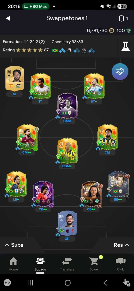 5 tokens in 12 games👇

🇧🇷Brazil + First Owner
🇫🇷Silver + D1 Arkemma + France

Use 5 subs✅