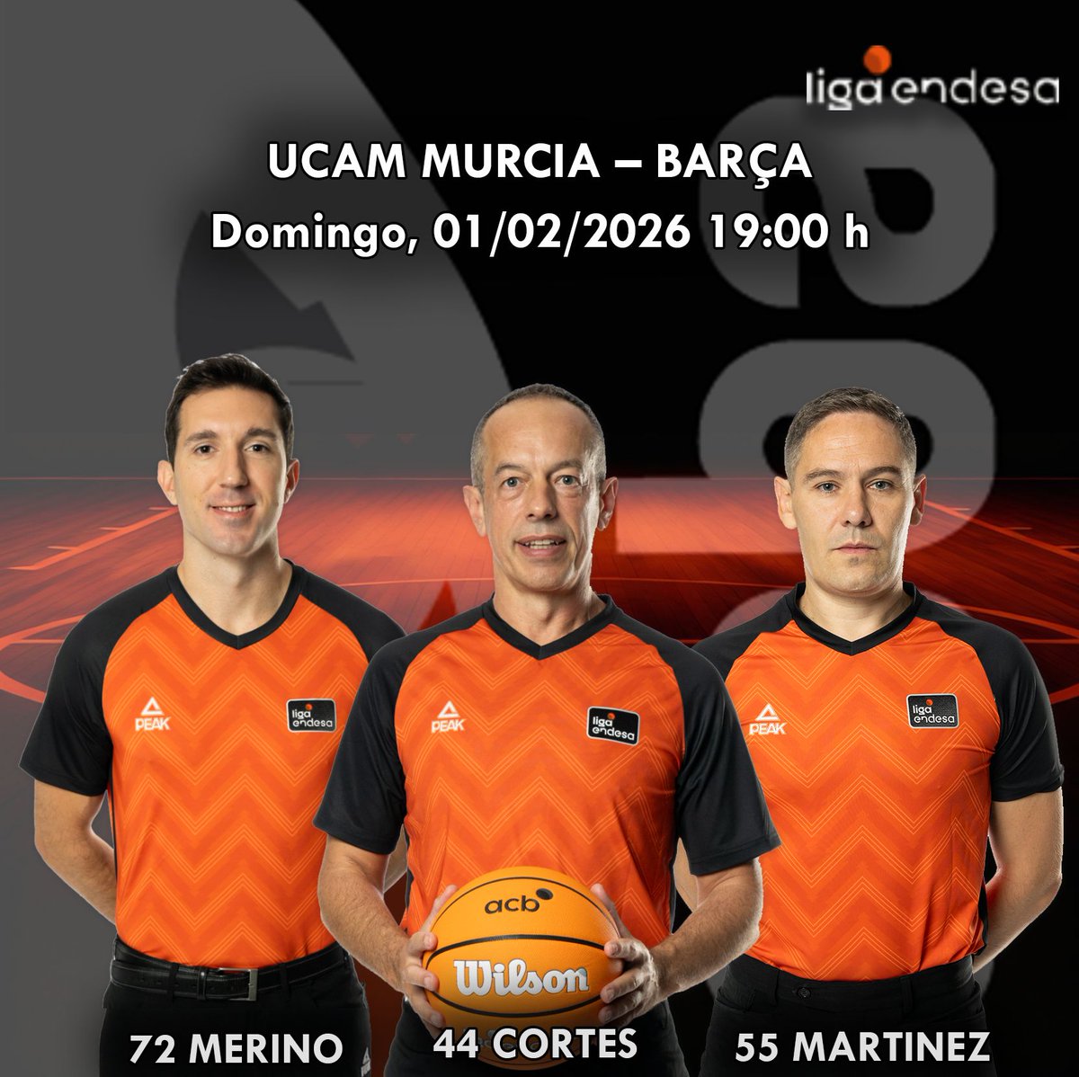 ArbitrosAEBA's tweet photo. @ACBCOM LIGA ENDESA – Jornada 18
#ArbitrosAEBA #refereelife @ACBCOM https://t.co/PG4hORhjJZ