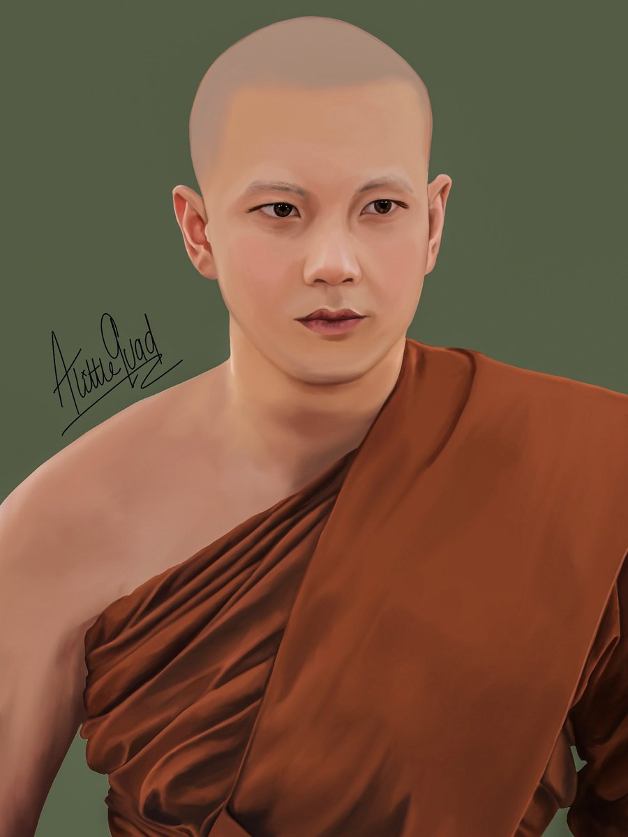 Welcome Home Biu 💙

I hope your time as a monk brought you peace and clarity. As you return home, may you carry that calm with you into each new day 🙏🏻

My gift to you is a portrait ᢉ𐭩

— #WelcomeHomeBiu
#BuildJakapan
<a href="/JakeB4rever/">BIU.</a>