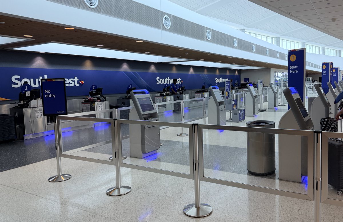 Mid day on a Friday in Houston.  Wake up #Southwest!
