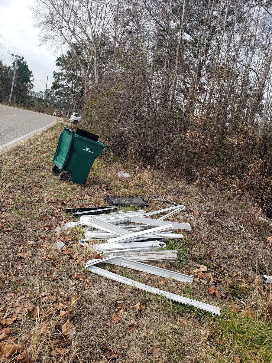 Oh Yeah It's So Not Working. 
The Horry County Solid Waste Authority cut back on their hours of operation at the convenience centers, that now waste is being dumped outside the center. <a href="/HorryCounty_Gov/">Horry County Government</a> 
<a href="/PalmettoPride/">PalmettoPride</a> 
#litter  #Trash <a href="/RussellFrySC/">Russell Fry</a>