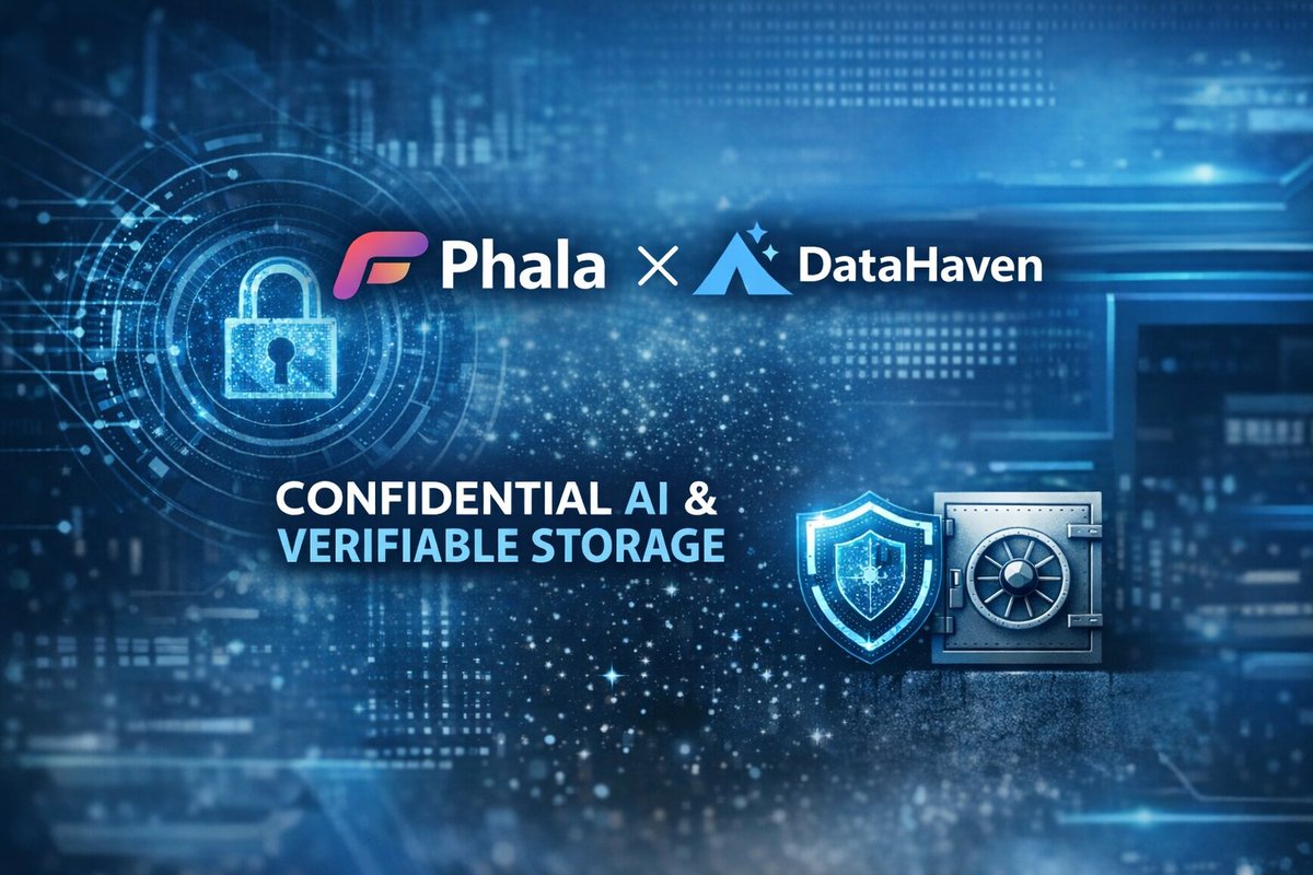 MINA_CTO9's tweet photo. The partnership between @PhalaNetwork and @DataHaven_xyz is exciting because it enables truly confidential AI. Secure compute combined with verifiable private storage unlocks powerful use cases for sensitive data in finance, healthcare, and beyond. https://t.co/WbVG50a7qF