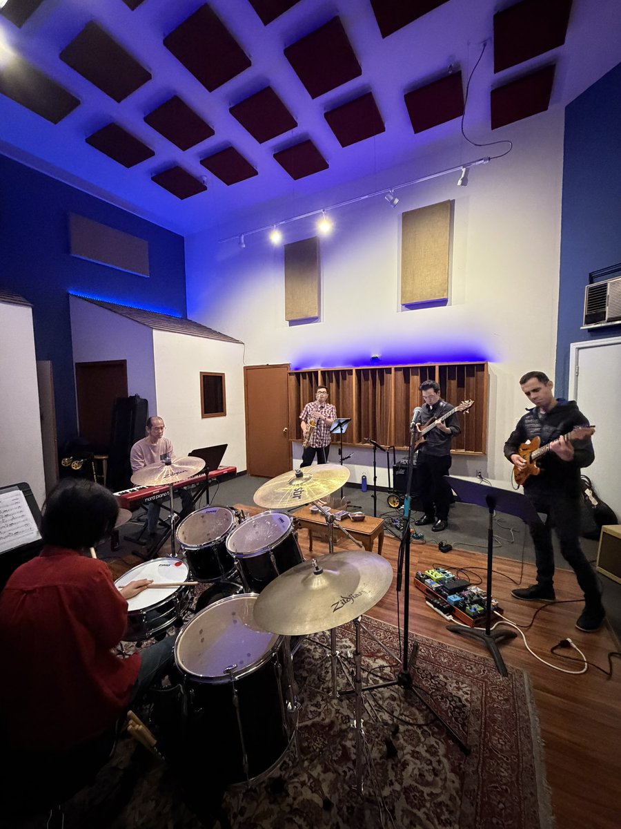 Rehearsal for San Jose Jazz.