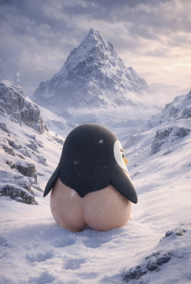 We don’t stop anyone in $BALZ.

But let’s be real -
every cycle, the penguins in this world that start fudding
march alone toward the far mountain
and get wiped by the cold.

Survival favors the flock the true community