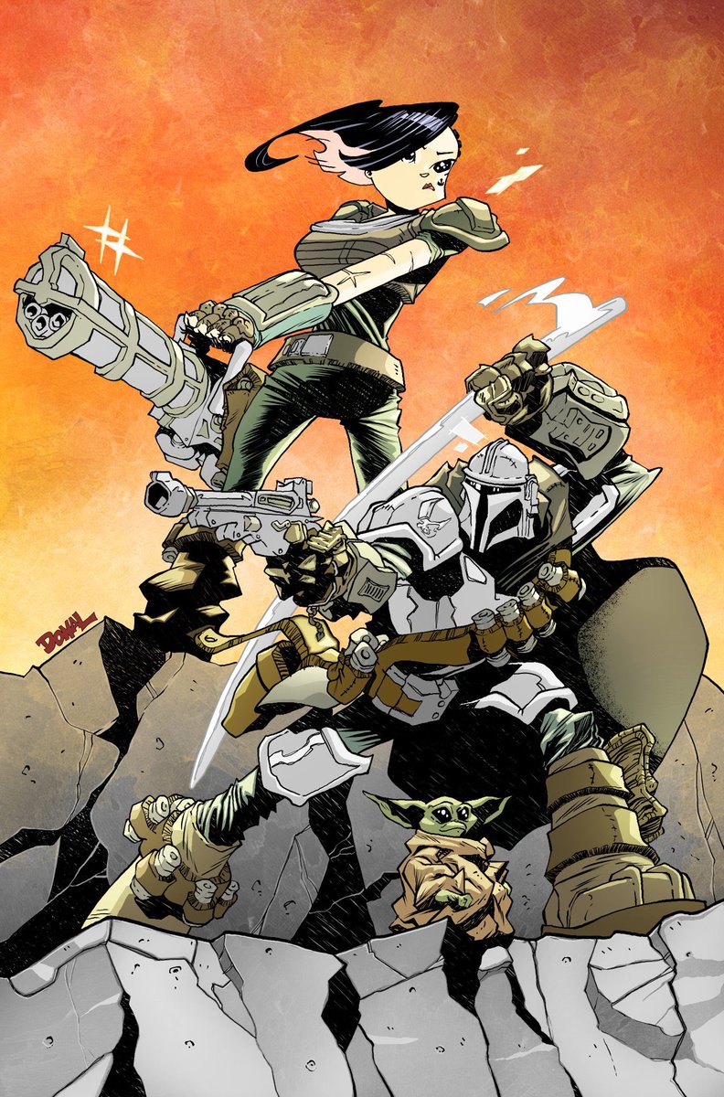 Since it’s Cara Dune Day, here’s that Mandalorian piece I did.