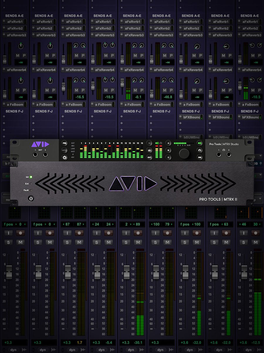 Mtrx Studio Rear Pro Tools | MTRX and MTRX Studio interfaces now support SMPTE ST 2110 ...
