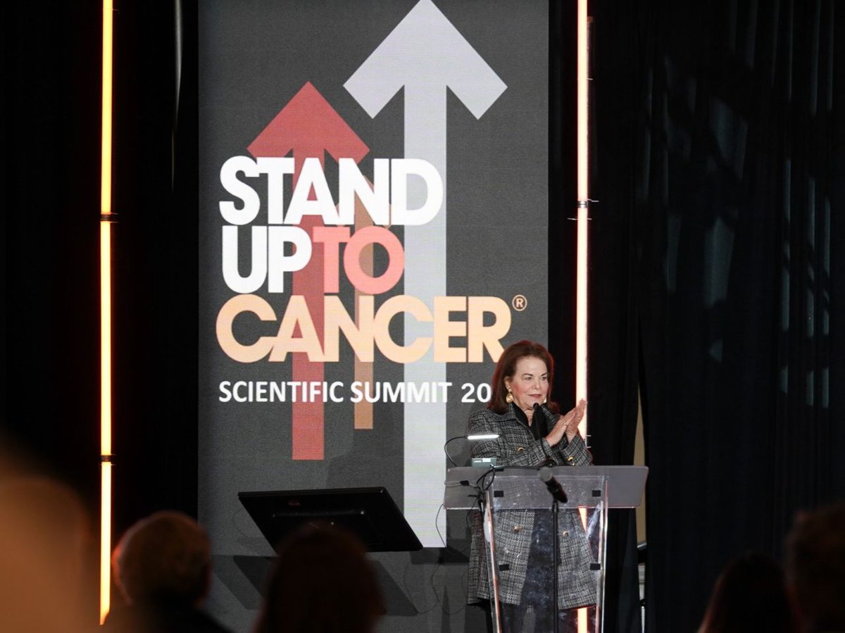 SU2Cscience's tweet photo. A full day has begun at the #SU2CScientificSummit! We received inspiring remarks from #StandUpToCancer President and CEO Dr. Julian Adams, SU2C Science Advisory Committee Chair Dr. William G. Nelson, @AACR CEO Dr. Marge Foti (@AACR_CEO), and SU2C co-founder Sherry Lansing. https://t.co/WjuF0wb5fn