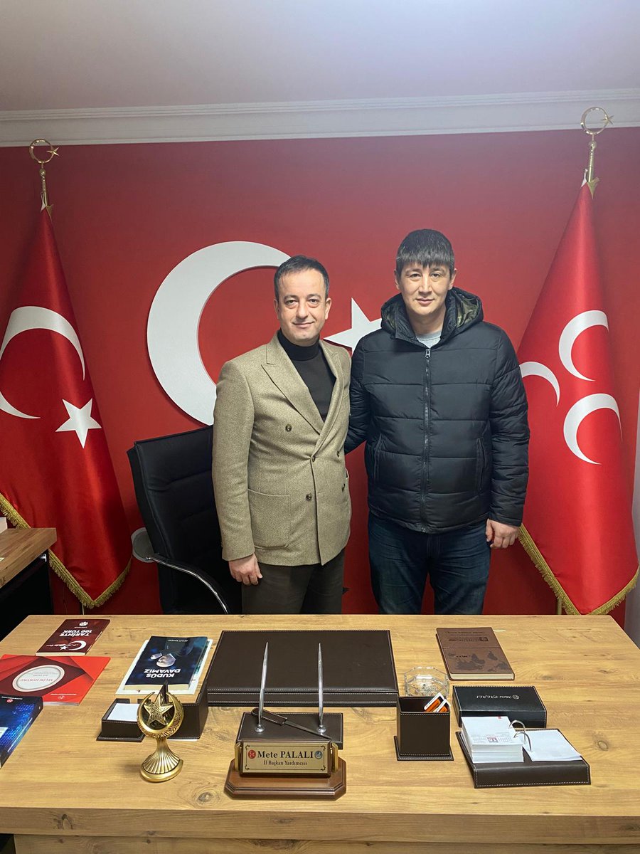 Milliyetçi Hareket Partisi Adana İl Başkan Yardımcımız Sayın Mete Palalı beyi makamında ziyaret ettim nezaketi için teşekkür ederim.
Milliyetçi Hareket Partisi (MHP)  MHP Adana İl Başkanlığı