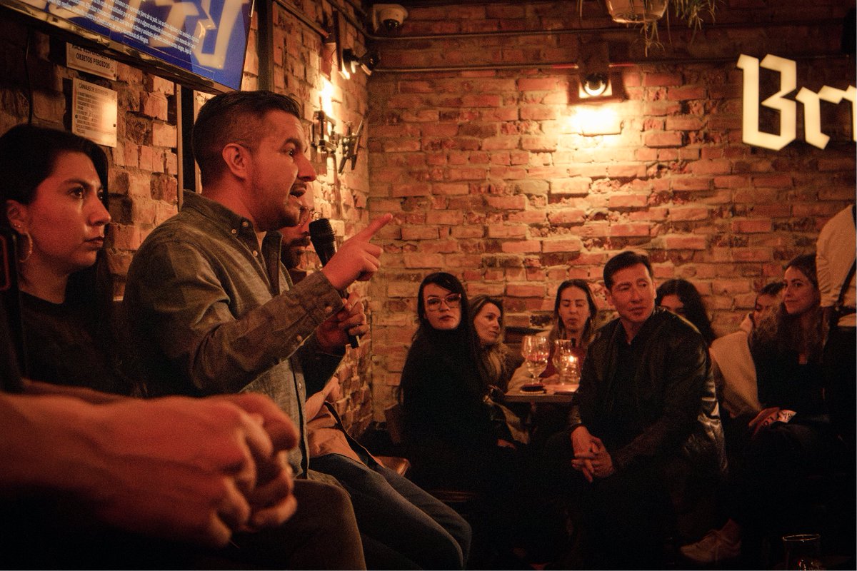 BinanceLATAM's tweet photo. ¡Qué buena noche, Bogotá! 🇨🇴🔥  
Así se vivió el primer Crypto Coffee del año en Colombia, junto a nuestros Binance Angels.  

Gracias a todos por sumarse. Nos vemos pronto 🚀 https://t.co/glJ6jpJHEh
